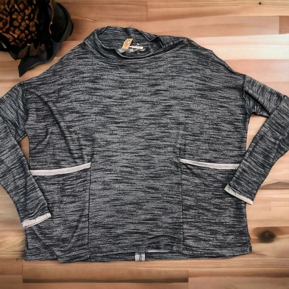 Maronie Washed Denim Long Sleeve Top - Picture 3 of 8